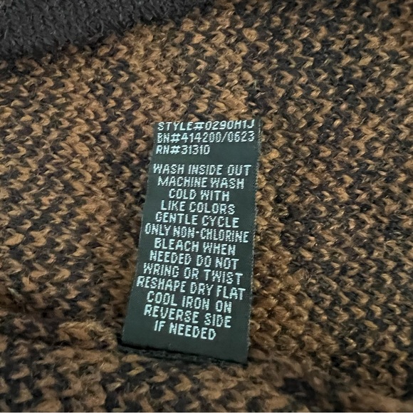 Fortune + IVY Brown and Black Zebra Print Pocketed Cardigan NWOT Small - Picture 5 of 7